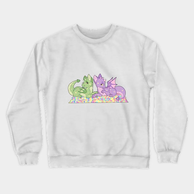 Sugar and Spice Candy Dragons Crewneck Sweatshirt by SugarShocked